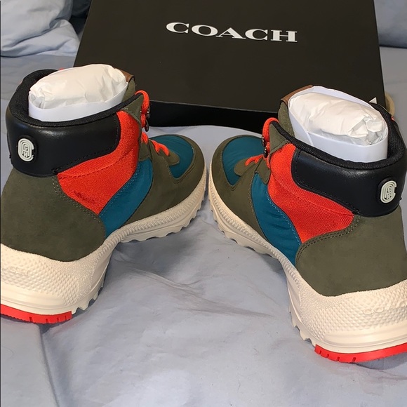 *FIRM* COACH Men’s C250 Nylon Hiker Boots ‼️‼️ - Picture 7 of 8